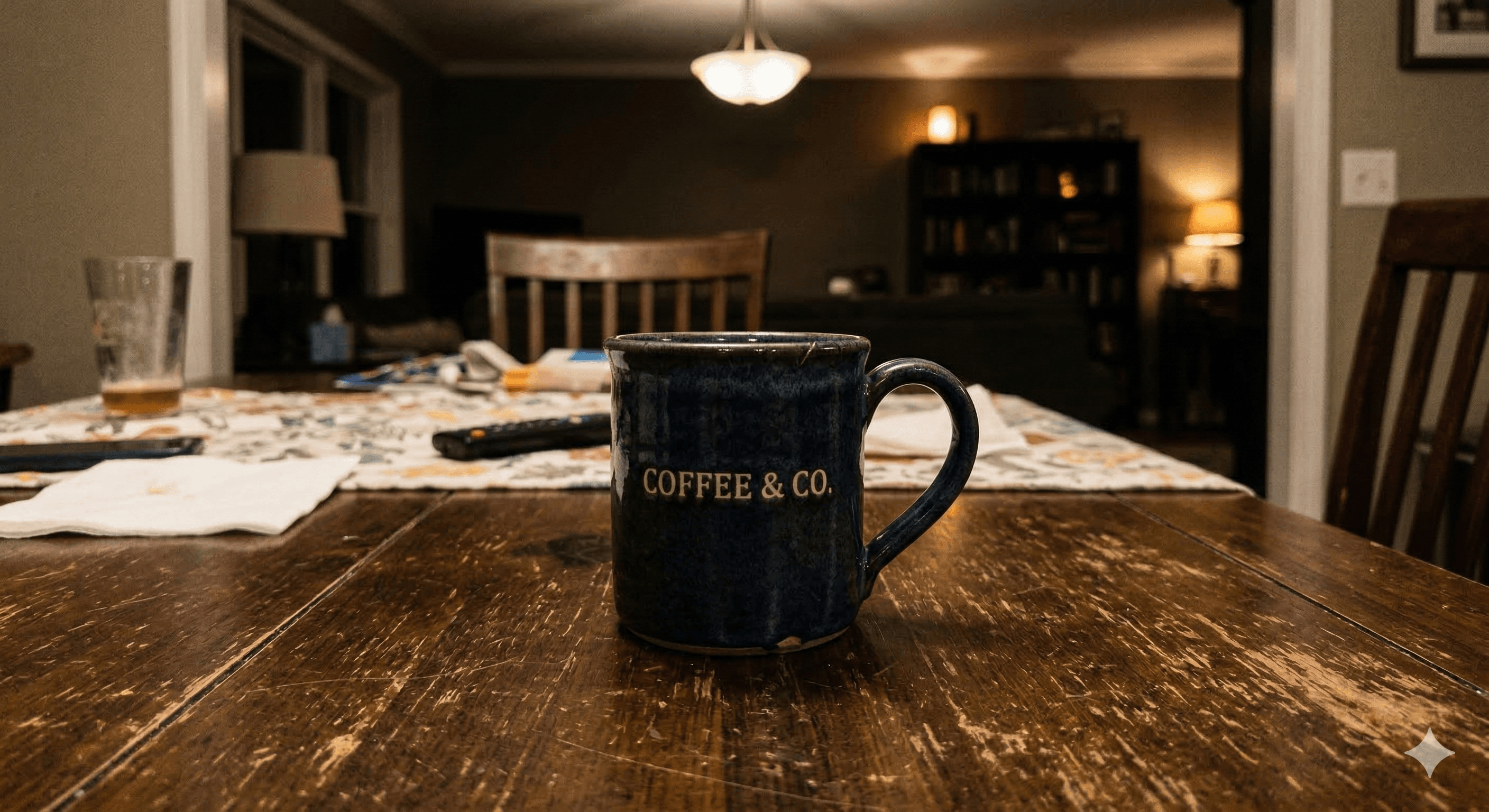 Coffee Mug - original photo before AI enhancement